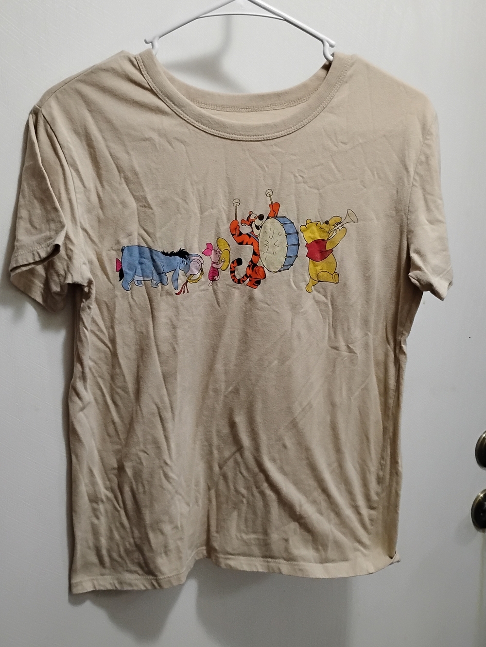 Disney Beige Winnie the Pooh Parade Graphic Tee